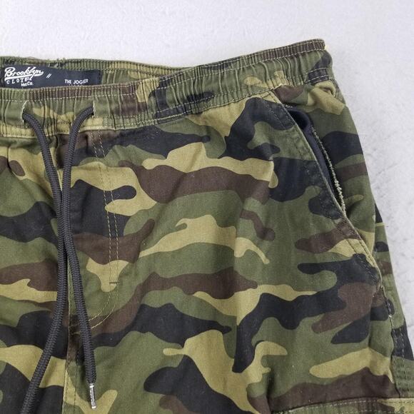 Brooklyn Cloth Pants Mens XL Camo Cargo Jogger Stretch Drawstring Pockets - Picture 4 of 15